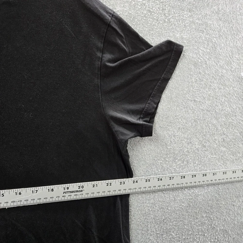 Polo Ralph Lauren Men Shirt XL Black Embroidered Logo Classic Short Sleeve READ
